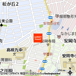 KOHYO松が丘店付近の地図