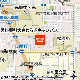 KOHYO高槻南店付近の地図