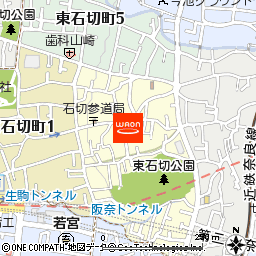 まいど東大阪付近の地図