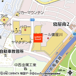 ピーチクラブビバ寝屋川店付近の地図