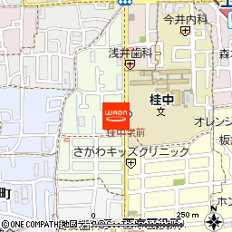 グルメシティ上桂店付近の地図