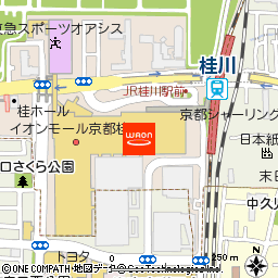 ASBeeイオンモール京都桂川付近の地図