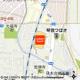 ダイエー桂南店付近の地図