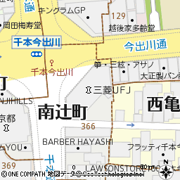 西陣支店付近の地図
