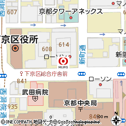 京都駅前支店付近の地図