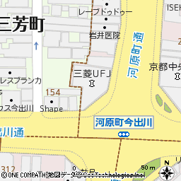 出町支店付近の地図