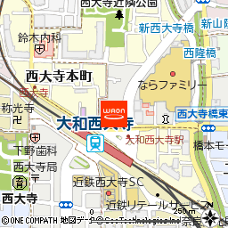 Ｂｒａｎｄｎｅｗ大和西大寺店付近の地図
