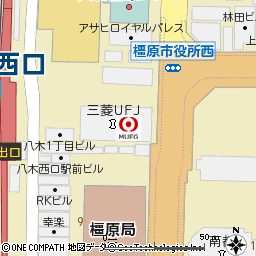 大和高田支店付近の地図