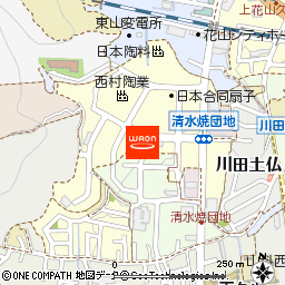 清水焼の郷会館付近の地図