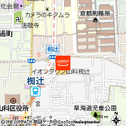 イオンフードスタイル山科椥辻店付近の地図