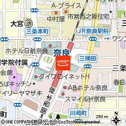 KOHYOJR奈良店付近の地図