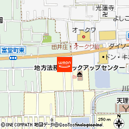 業務スーパー天理店付近の地図