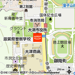 ASBeefam大津京付近の地図