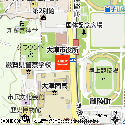 ASBeefam大津京付近の地図