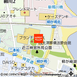 マックスバリュ大津京店付近の地図