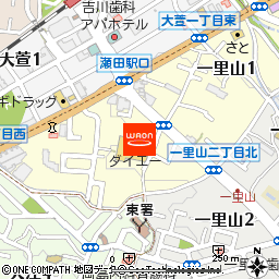 ダイエー瀬田店・イオンフードスタイル付近の地図