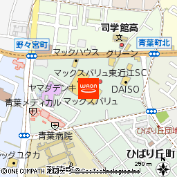 マックスバリュ東近江店付近の地図