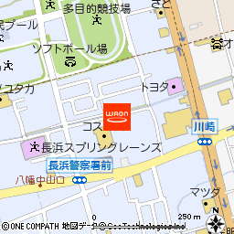 ジョーシン長浜店付近の地図