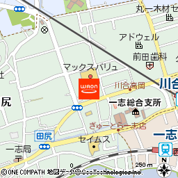 マックスバリュ一志店付近の地図