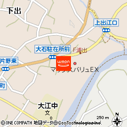 マックスバリュエクスプレス松阪大石店付近の地図