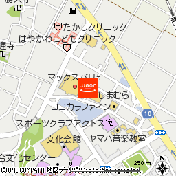 マックスバリュ津北店付近の地図