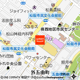 マックスバリュ川井町店付近の地図