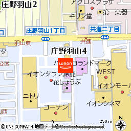 しゃぶらく鈴鹿店付近の地図