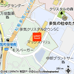 マックスバリュ多気店付近の地図