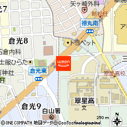 風の街　松任店付近の地図