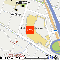 ドコモ取扱店イオンモール東員付近の地図