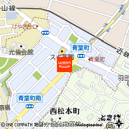 パステル　四日市青葉店付近の地図
