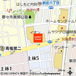 イオン野々市南店付近の地図