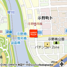 ツエーゲン金沢　グッズショップ付近の地図