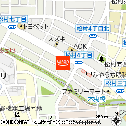 めん房本陣 松村店付近の地図