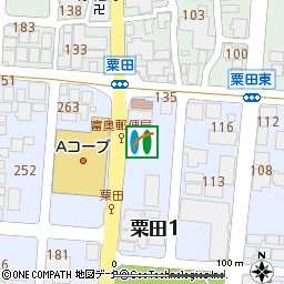 粟田支店付近の地図