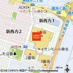 イオン桑名店付近の地図