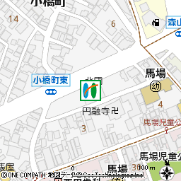 金沢城北支店付近の地図