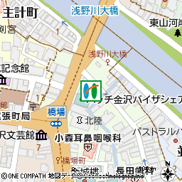 賢坂辻支店（浅野川支店内）付近の地図