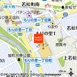 イオンバイク杜の里店付近の地図