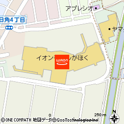 イオンスタイルかほく付近の地図