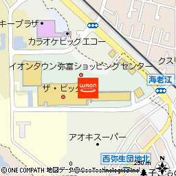 ザ・ビッグエクストラ弥富店付近の地図