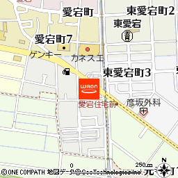ＢＯＯＫＴＯＷＮ津島店付近の地図
