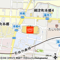 イオン柳津店付近の地図
