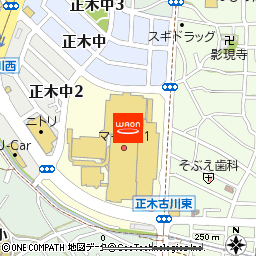 イオン岐阜店付近の地図