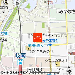 マックスバリュ岐南店付近の地図