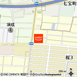 ジョーシン蟹江店付近の地図