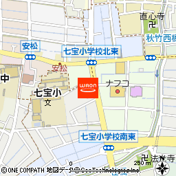 B&D 七宝店付近の地図