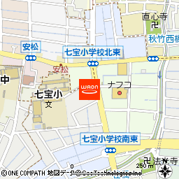 B&D 七宝店付近の地図