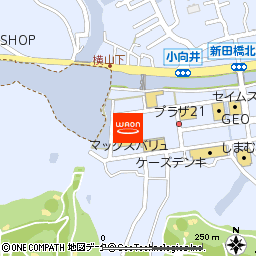 マックスバリュ鵜方店付近の地図