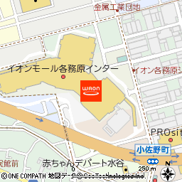 ASBeeKids各務原付近の地図